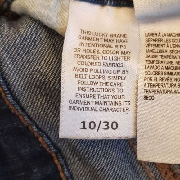 Lucky Brand - Women's - Sweet Crop Jeans - Dark Blue - 10/30 - Picture 7 of 8